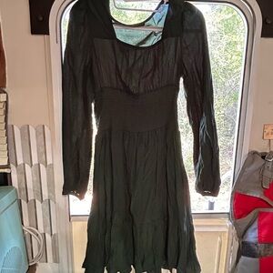 Elegant dark green Dress